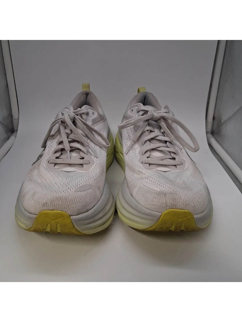 Hoka Bondi 8 Womens Size 11B Cream Vanilla Running Walking Shoes 1127952 CMV